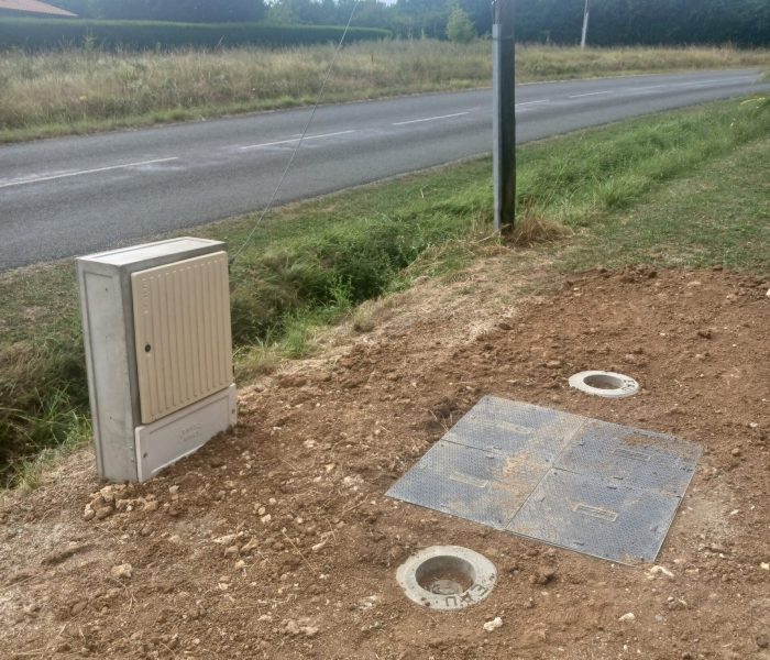 Pose de débitmètre sur le SIEARauzan (33)