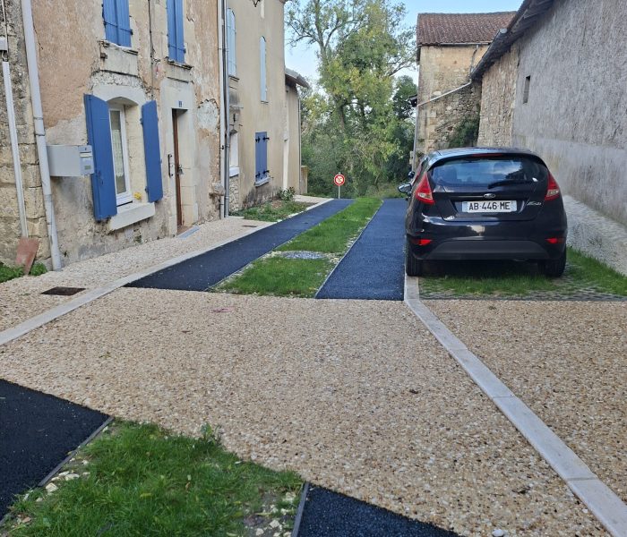 Aménagement de la rue du moulin
Parcoul (24)